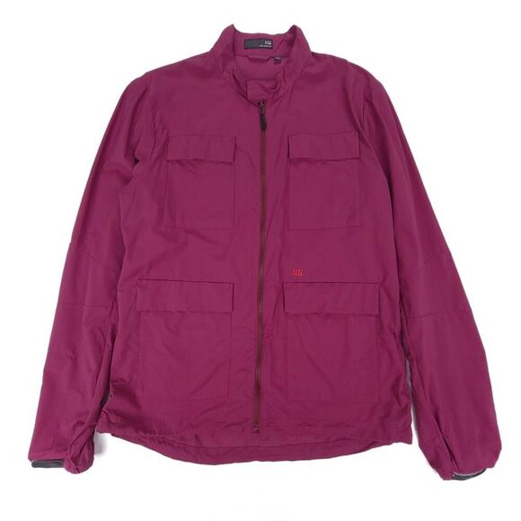 NEW Uniqlo Undercover Ripstop Cargo Windbreaker Jacket Burgundy Medium Gorpcore - Picture 1 of 10